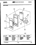 CONTROL PANEL Diagram and Parts List for MCT690N  Frigidaire Microwave