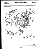 BODY PARTS Diagram and Parts List for 56-8878-10-02  Tappan Microwave