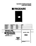 COVER Diagram and Parts List for FEF389CFTD  Frigidaire Range