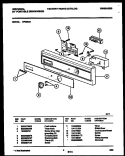 Part Location Diagram of 154075901 Frigidaire CONTROL PANEL-INSERT