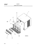 WRAPPER Diagram and Parts List for GAC083K7A1  Gibson Air Conditioner