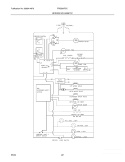 WIRING SCHEMATIC Diagram and Parts List for FRS26KF5CS2  Frigidaire Refrigerator