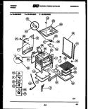 BODY PARTS Diagram and Parts List for 30-4980-23-02  Tappan Range