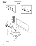 SYSTEM Diagram and Parts List for MFC07M1BW3  Frigidaire Freezer