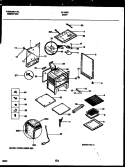BODY PARTS Diagram and Parts List for 30-4952-00-01  Tappan Range
