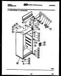 CABINET PARTS Diagram and Parts List for RT15F4WU2B  Gibson Refrigerator