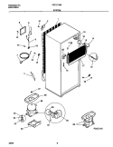 SYSTEM Diagram and Parts List for FRT21TNGW3  Frigidaire Refrigerator