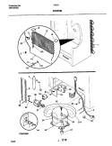 SYSTEM Diagram and Parts List for VV203  Frigidaire Freezer