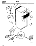SYSTEM Diagram and Parts List for MRT18NREW3  Frigidaire Refrigerator