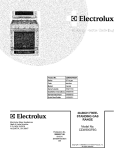 COVER Diagram and Parts List for CEW30GF6GSF  Electrolux Range