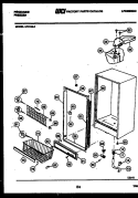 CABINET PARTS Diagram and Parts List for UF21NL2  Frigidaire Freezer