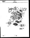 WRAPPER AND BODY PARTS Diagram and Parts List for 56-4851-10-06  Tappan Microwave