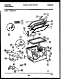 CHEST FREEZER PARTS Diagram and Parts List for FFC07M4AW1  Frigidaire Freezer
