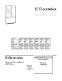 COVER Diagram and Parts List for EI28BS56IB5  Electrolux Refrigerator