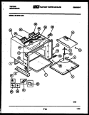 BODY PARTS Diagram and Parts List for 56-4278-10-02  Tappan Microwave