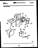 WATER AND CONDENSING PARTS Diagram and Parts List for MC50S7GUNB  Gibson Dehumidifier