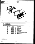 Part Location Diagram of 316008300 Frigidaire HANDLE-DOOR