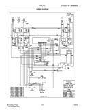 WIRING DIAGRAM Diagram and Parts List for FEFL78CSA  Frigidaire Range