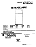 COVER Diagram and Parts List for FRT21GNHW0  Frigidaire Refrigerator