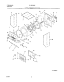DRY CAB, DRM, HTR Diagram and Parts List for GLSE62RHS1  Gibson Washer Dryer Combo