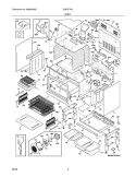 BODY Diagram and Parts List for E36GF76HPS2  Electrolux Range