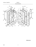 FRESH FOOD DOOR Diagram and Parts List for EW28BS71IB6  Electrolux Refrigerator