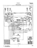 WIRING DIAGRAM Diagram and Parts List for FEF379ACH  Frigidaire Range