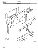 Part Location Diagram of 316082618 Frigidaire PANEL-CONTROL
