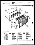 Part Location Diagram of 3018434 Frigidaire WRAPPER