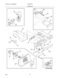 CONTROLS Diagram and Parts List for GHSC39ETEB2  Frigidaire Refrigerator