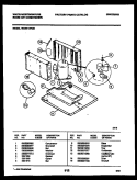 UNIT PARTS Diagram and Parts List for WAH119P2A1  Frigidaire Air Conditioner