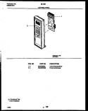 Part Location Diagram of 5303282368 Frigidaire PANEL-CONTROL Assembly