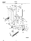 CABINET Diagram and Parts List for FRS26ZGHB1  Frigidaire Refrigerator