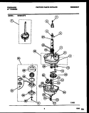TRANSMISSION PARTS Diagram and Parts List for WCISCLL2  Frigidaire Washer