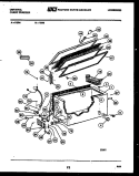 CHEST FREEZER PARTS Diagram and Parts List for H20A  Frigidaire Freezer
