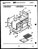 BODY PARTS Diagram and Parts List for GF201HXW4  Frigidaire Range