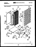 SYSTEM AND AUTOMATIC DEFROST PARTS Diagram and Parts List for FPCE22VWPW1  Frigidaire Refrigerator