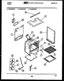 BODY PARTS Diagram and Parts List for 30-3349-23-01  Tappan Range
