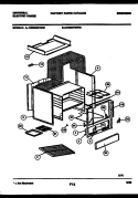 BODY PARTS Diagram and Parts List for CE026SP2D2  Frigidaire Cooktop
