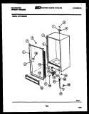 CABINET PARTS Diagram and Parts List for UFP212SM3W  Kelvinator Freezer