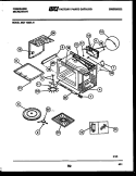WRAPPER AND BODY PARTS Diagram and Parts List for MCT1365L5  Frigidaire Microwave