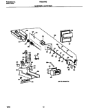 ICEMAKER CONTAINER Diagram and Parts List for FRS24AGGB1  Frigidaire Refrigerator