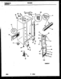 CABINET PARTS Diagram and Parts List for FRS19BRBD0  Frigidaire Refrigerator