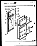 DOOR PARTS Diagram and Parts List for RD14F2WV2B  Gibson Refrigerator