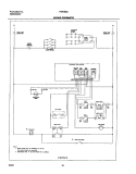 WIRING SCHEMATIC Diagram and Parts List for FGF366CQB  Frigidaire Range