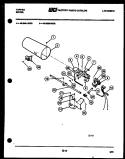 BURNER, IGNITER AND VALVE Diagram and Parts List for 49-2828-23-02  Tappan Dryer