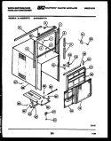 CABINET PARTS Diagram and Parts List for WAK087P7V1  Frigidaire Air Conditioner