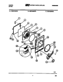 DOOR PARTS Diagram and Parts List for DE27T3WXFC  Gibson Dryer