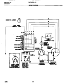 WIRING DIAGRAM Diagram and Parts List for WAC083W7A1B  Frigidaire Air Conditioner