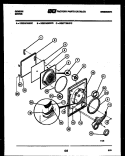 BURNER, IGNITER AND VALVE Diagram and Parts List for DG27A7WXFC  Gibson Dryer
